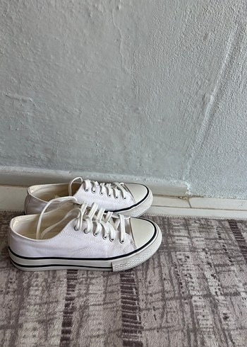 40 Beden beyaz Renk Graceland Keten Sneaker ayakkabı deichmann