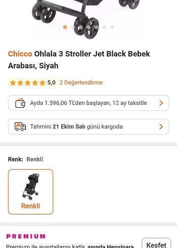 Chicco Ohlala 3 Bebek Arabası Kırmızı - Görsel 7