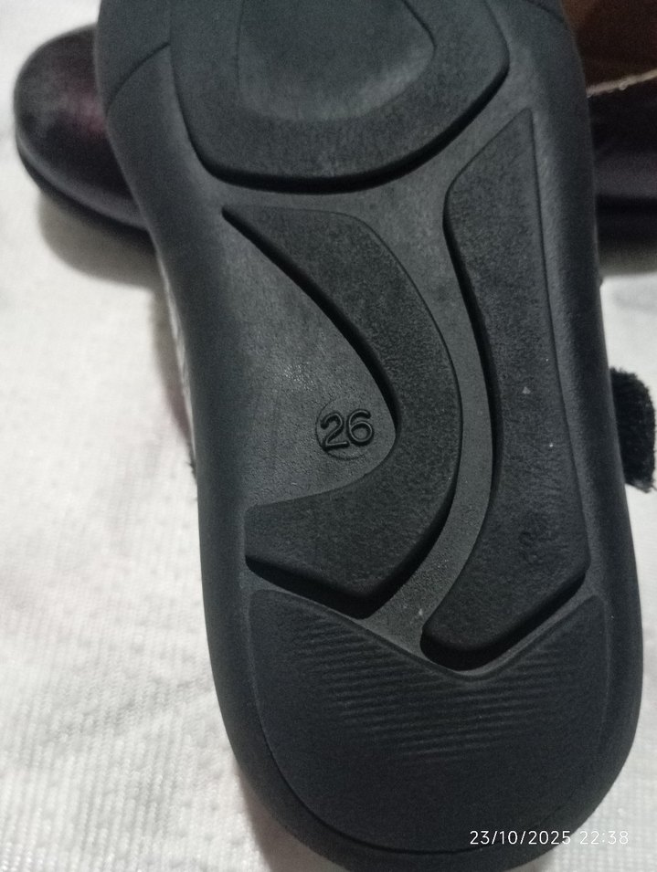 Bordo Tokalı Kız Çocuk Babet - Görsel 4