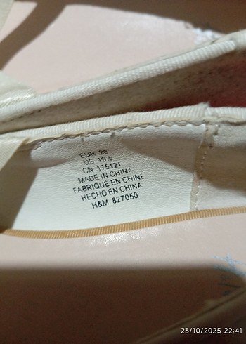 Beyaz Fırfırlı Kız Babet Ayakkabı - Görsel 3