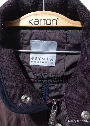 Düğmeli Kahverengi Erkek Mont - Görsel 6