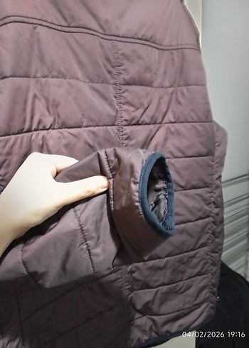 Düğmeli Kahverengi Erkek Mont - Görsel 4