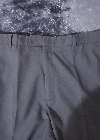 Lacivert Erkek Kemerli Denim Pantolon - Görsel 9