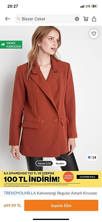 Blazer ceket