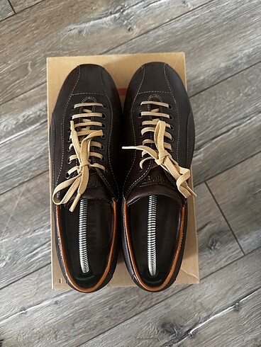42 Beden kahverengi Renk Camper Pelotas XL Erkek Deri Ayakkabı