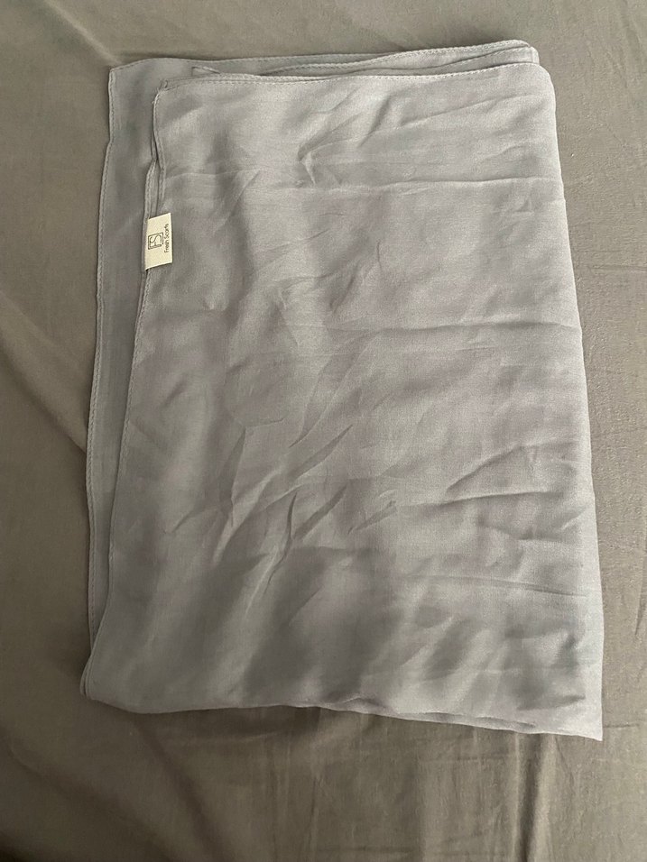 Gri Drape Detaylı Bohem Kadın Şal - Görsel 4