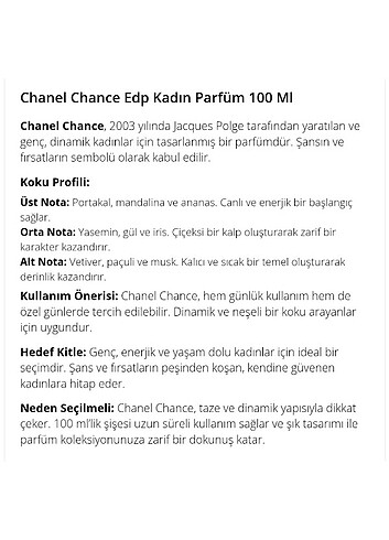 Chanel Chanel Chance