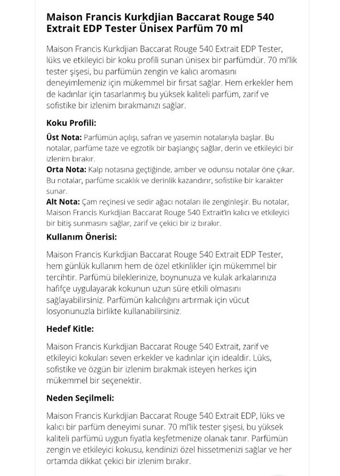 Maison Francis Kurkdjian Baccarat - Görsel 2