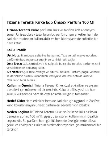 Diğer Tiziana Terenzi Kirké 