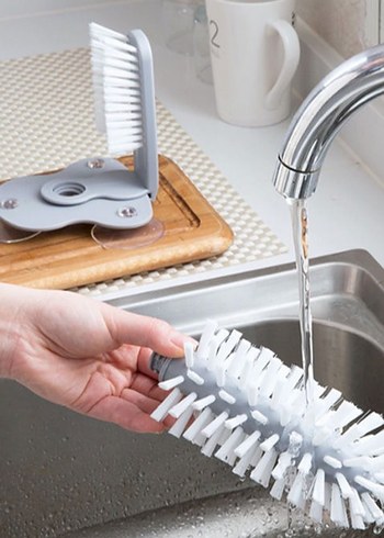 Çok Fonksiyonlu Bulaşık Bardak Fırçası - Görsel 3