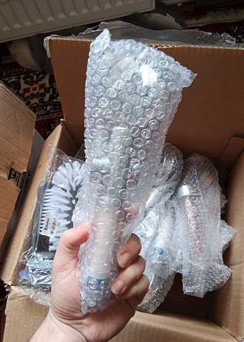 Turbo Pervaneli Ayarlanabilir Basınçlı Duş Başlığı - Görsel 8