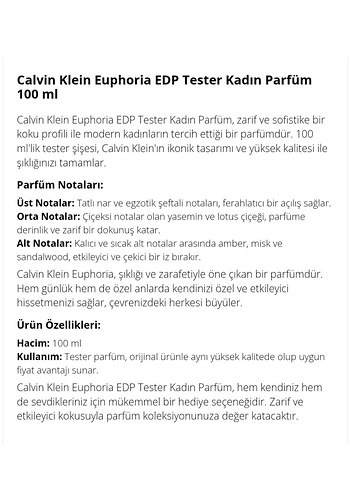 Calvin Klein Calvin Klein Euphoria