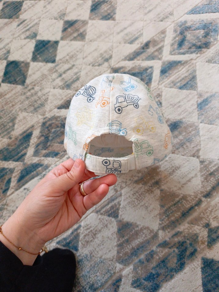 Çok Renkli Baskılı Erkek Çocuk Şapkası - Görsel 3