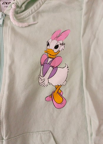 Nakışlı Kapüşonlu Kız Sweatshirt - Görsel 2