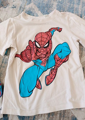 Renkli Baskılı Erkek Çocuk Kısa Kollu Tişört - Görsel 5