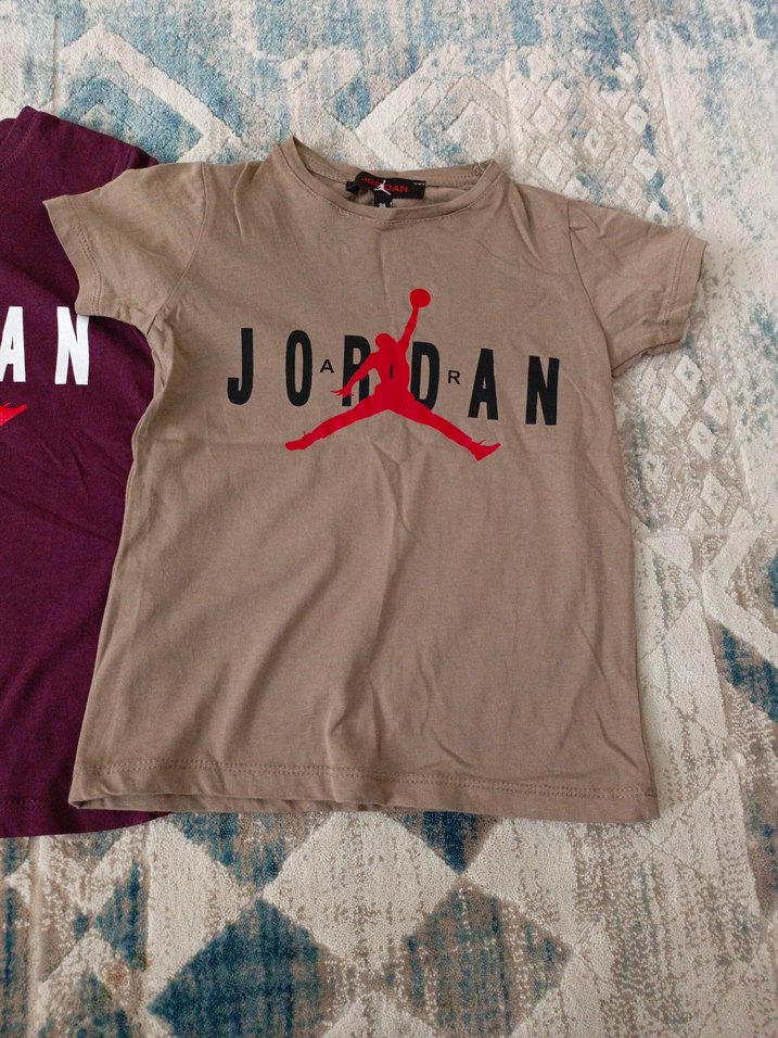 Jordan Baskılı Kahverengi Erkek Tişört - Görsel 2