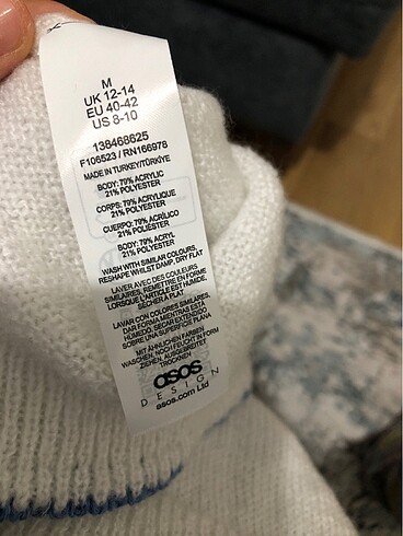 Asos Balıklı triko süveter