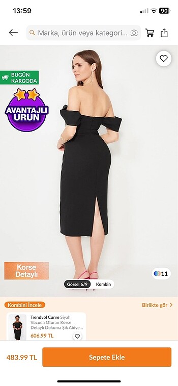 34 Beden Elbise