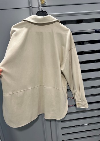 Bej Süet Midi Kadın Ceket - Görsel 2