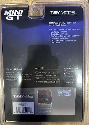 Mini GT BMW M3 Yarış Araba Oyuncak - Görsel 2