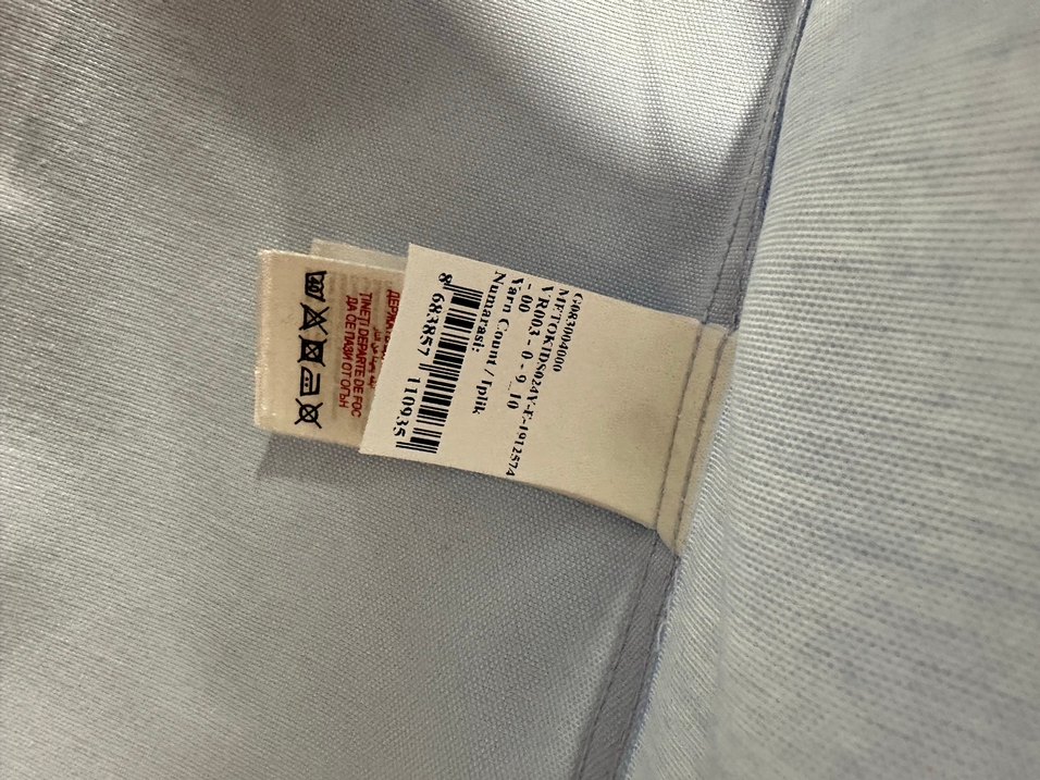 Mavi erkek çocuk gömleği - Görsel 3