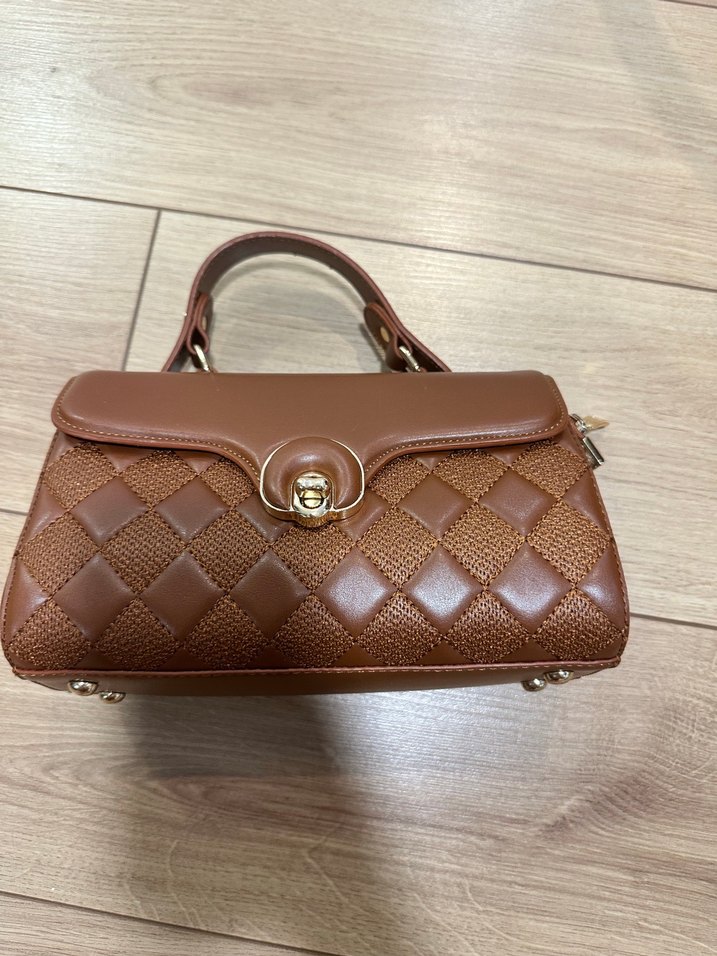 Kahverengi Deri Kadın Çanta - Görsel 3