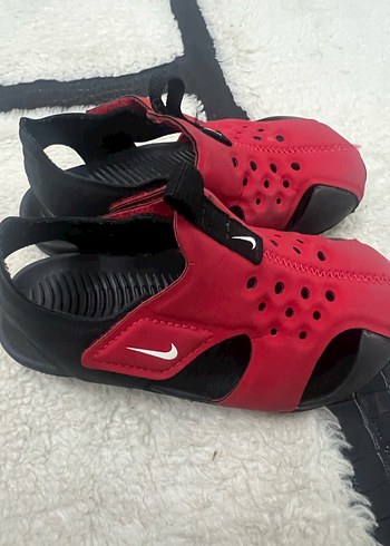 Kırmızı Erkek Çocuk Kaydırmaz Sandalet - Görsel 5