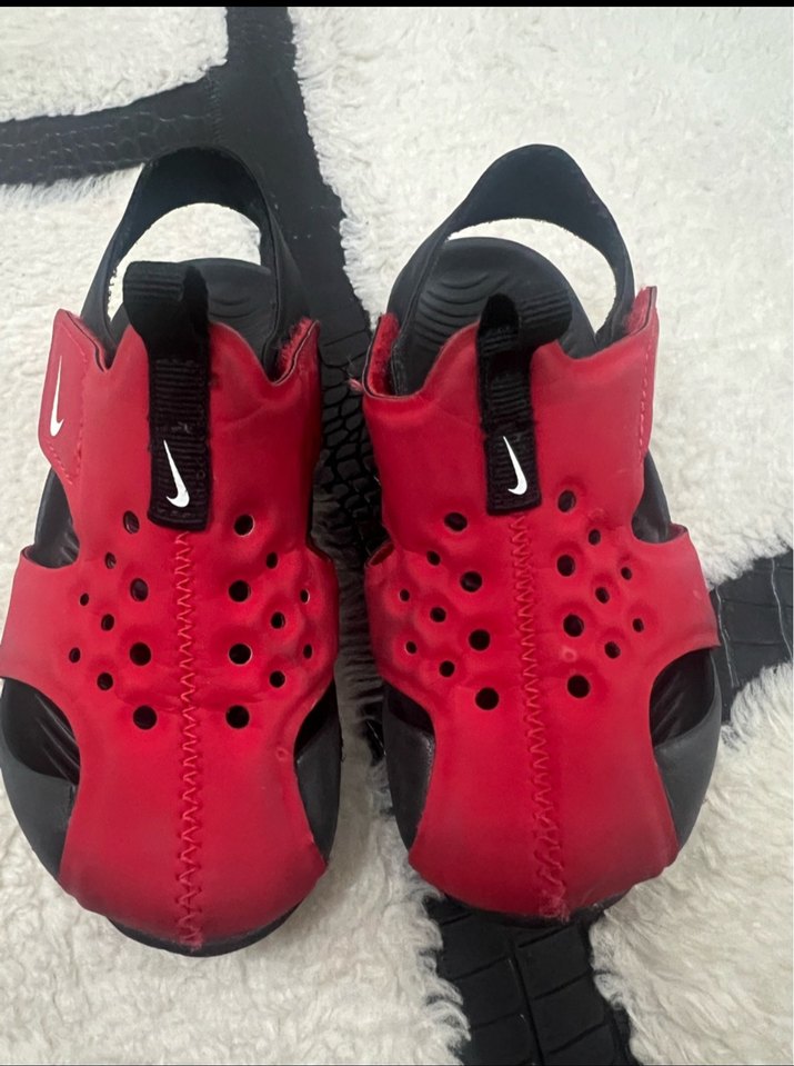 Kırmızı Erkek Çocuk Kaydırmaz Sandalet - Görsel 4