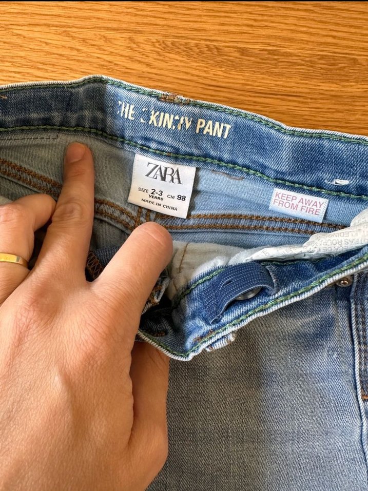 Mavi Erkek Çocuk Denim Pantolon - Görsel 2