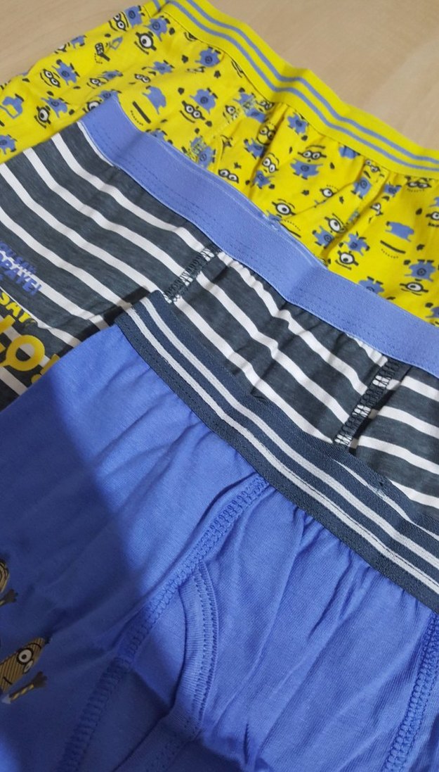 Minions Desenli Renkli 3'lü Erkek Çocuk Boxer - Görsel 5