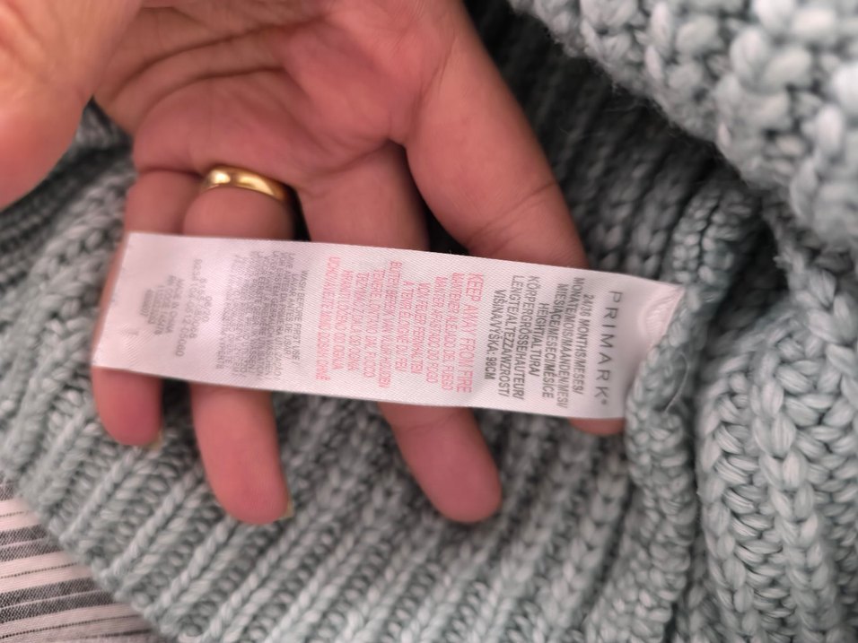 Gri Erkek Çocuk Triko Kazak - Görsel 3