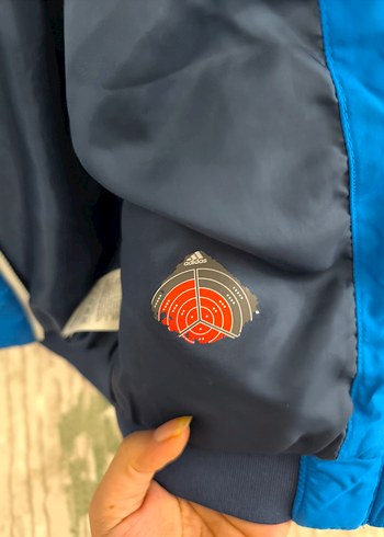 Erkek Çocuk Kapüşonlu Mavi Fermuarlı Mont - Görsel 3