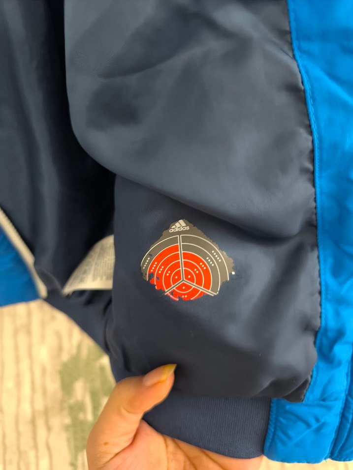 Erkek Çocuk Kapüşonlu Mavi Fermuarlı Mont - Görsel 3