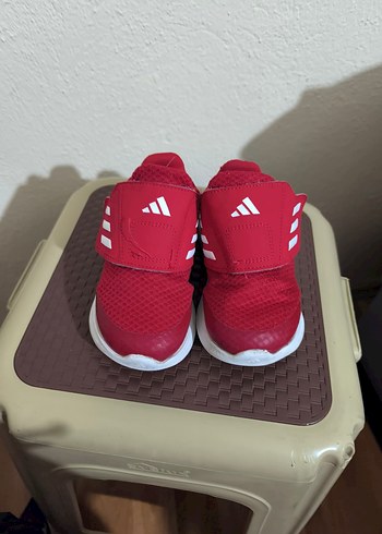 Kırmızı Cırt Cırtlı Spor Ayakkabı - Görsel 3