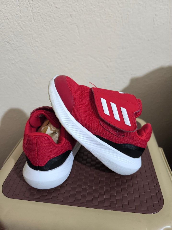 Kırmızı Cırt Cırtlı Spor Ayakkabı - Görsel 5