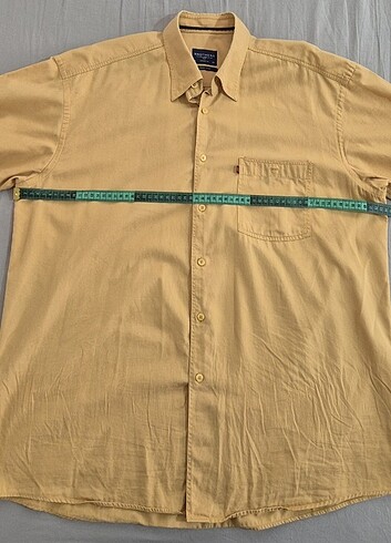 xl Beden Brothers XL Casual Kısa Kollu Hardal Erkek Gömlek