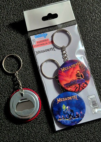 Megadeth 2'li Anahtarlık Seti
