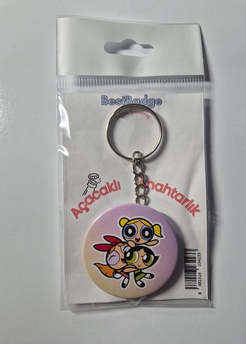 Walt Disney World Powerpuff Girls Açacaklı Metal Anahtarlık