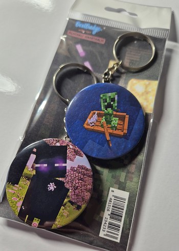 Beden 2'li Minecraft Anahtarlık Seti
