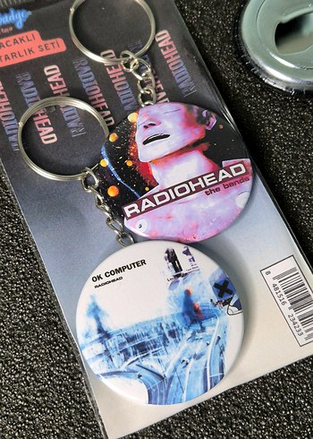 Radiohead Anahtarlık Seti 2'li / the bends ok computer - Görsel 4