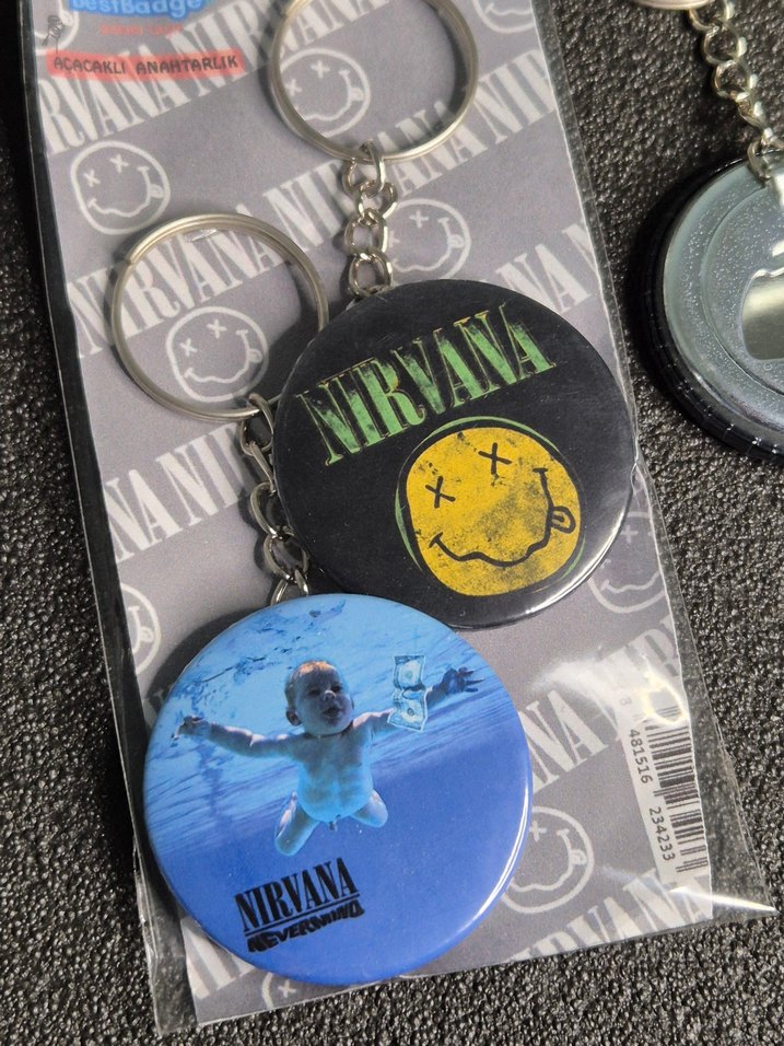 Nirvana Anahtarlık Seti 2'li - Görsel 2