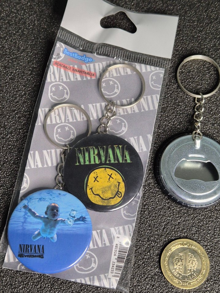 Nirvana Anahtarlık Seti 2'li - Görsel 3
