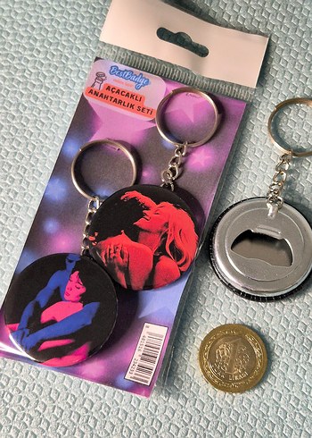 2'li Tv Girl Anahtarlık Seti - Görsel 3