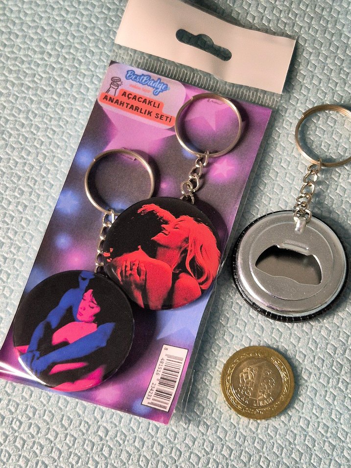 2'li Tv Girl Anahtarlık Seti - Görsel 3