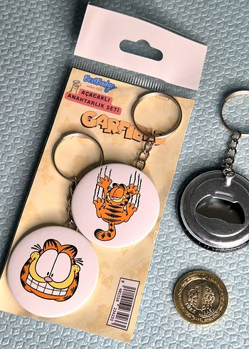 Garfield Anahtarlık Seti 2'li - Görsel 3
