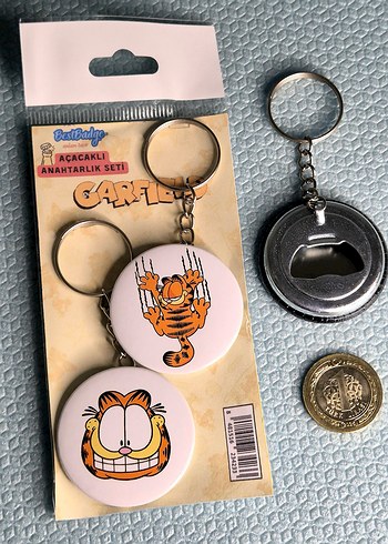 Garfield Anahtarlık Seti 2'li - Görsel 2