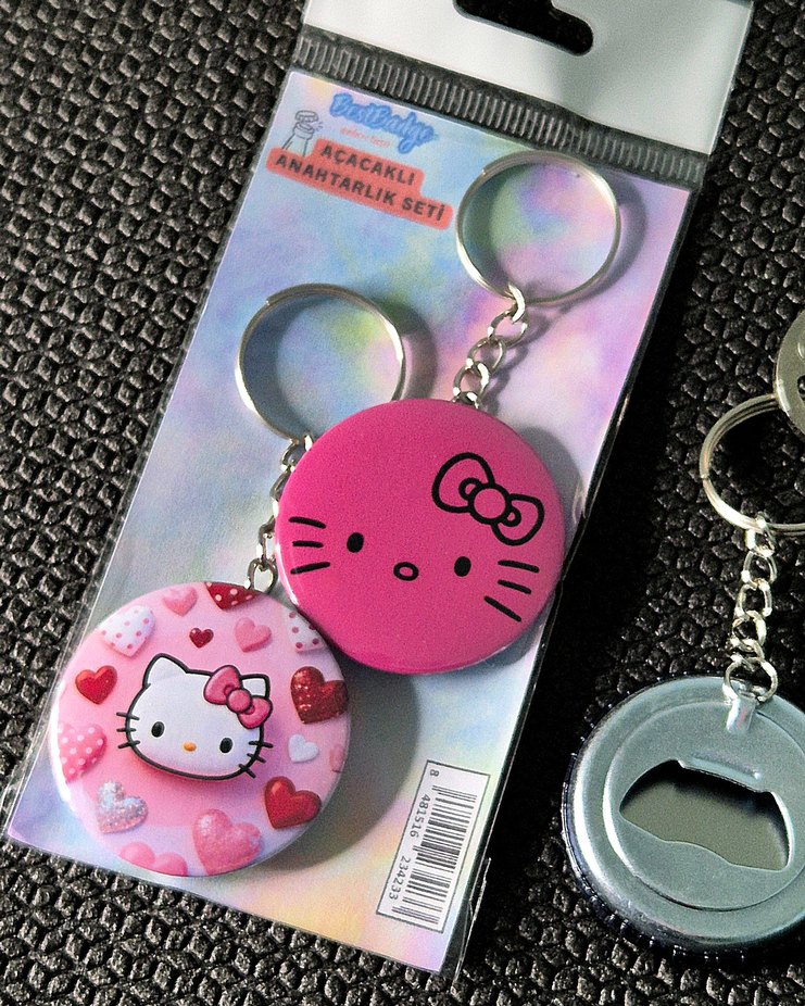2'li Hello Kitty Anahtarlık Seti  - Görsel 4