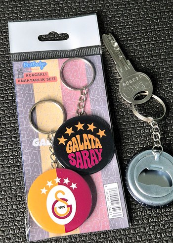 2'li Galatasaray GS Anahtarlık Seti - Görsel 2