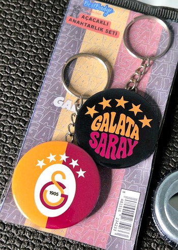 2'li Galatasaray GS Anahtarlık Seti - Görsel 4