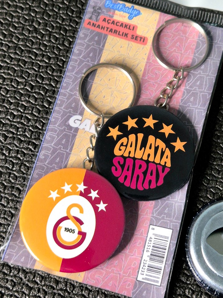 2'li Galatasaray GS Anahtarlık Seti - Görsel 4